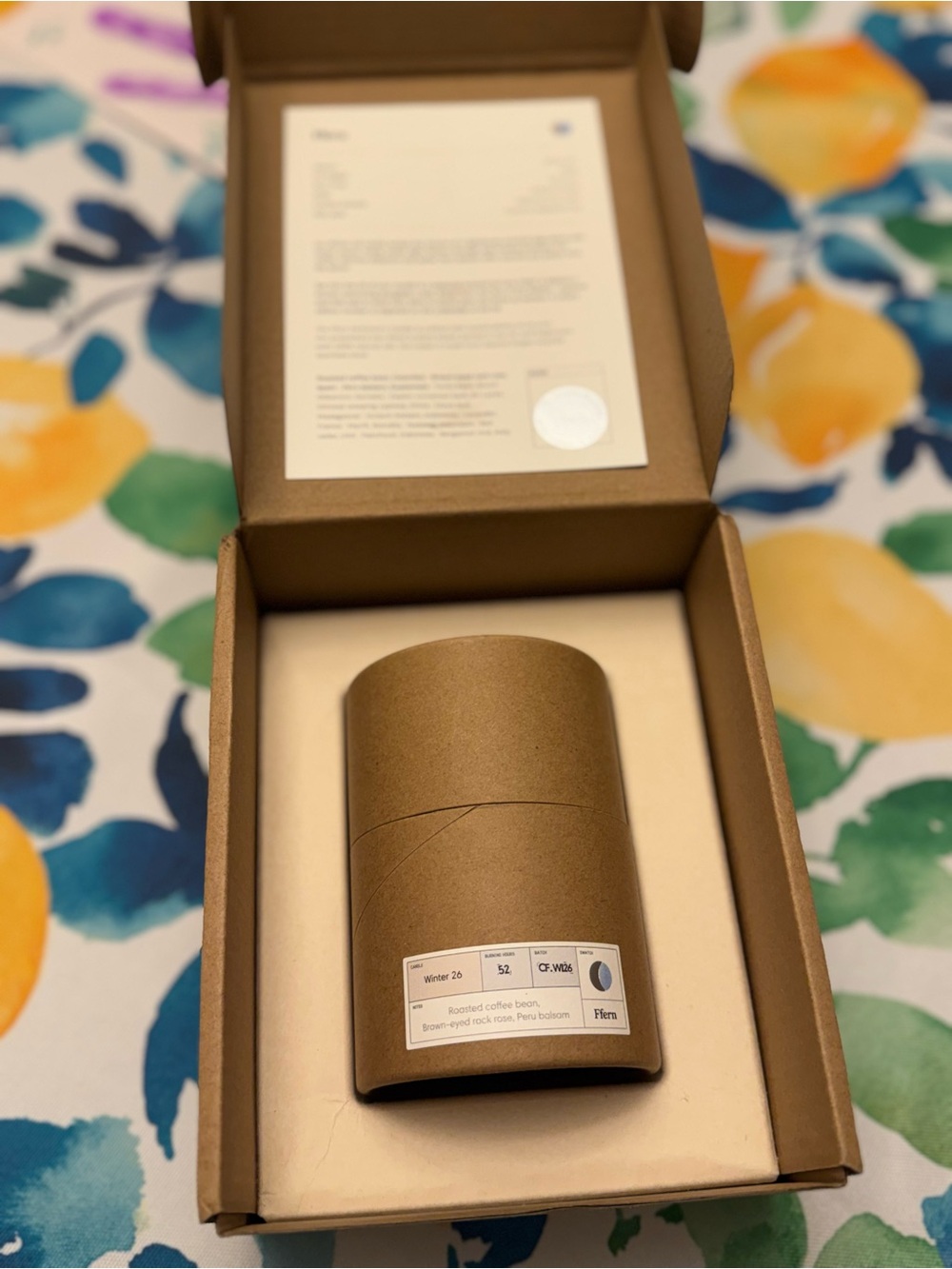 🌊 Ffern Winter 26 “Lighthouse” Perfumer’s Candle | NEW | Limited Edition | Rare